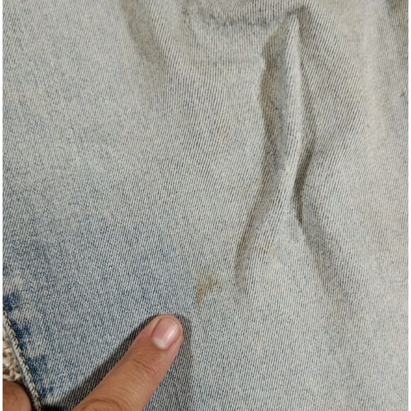 Levi's 501 Button Fly Jeans Men's 36x27 (Tag 36x30)Distressed Light Straight Leg - Picture 4 of 16